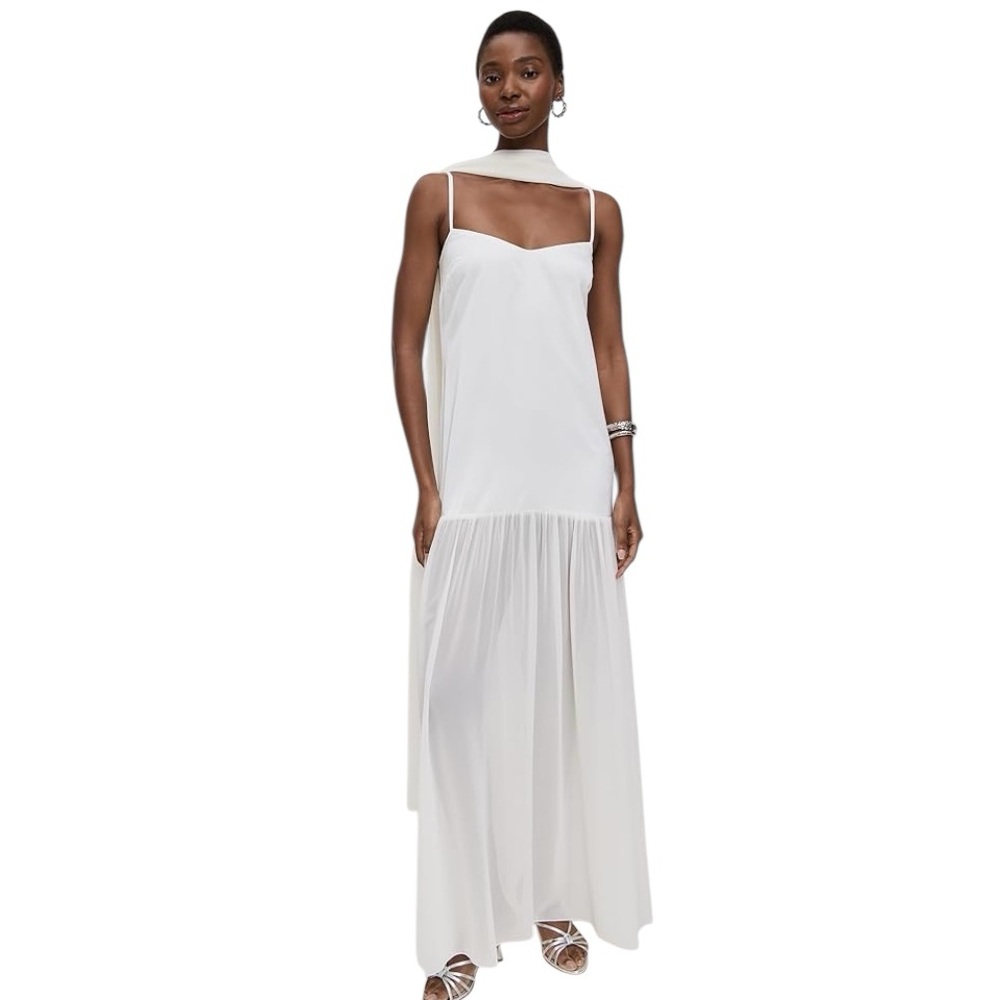 Show Me Your MuMu Elegant White Maxi Dress